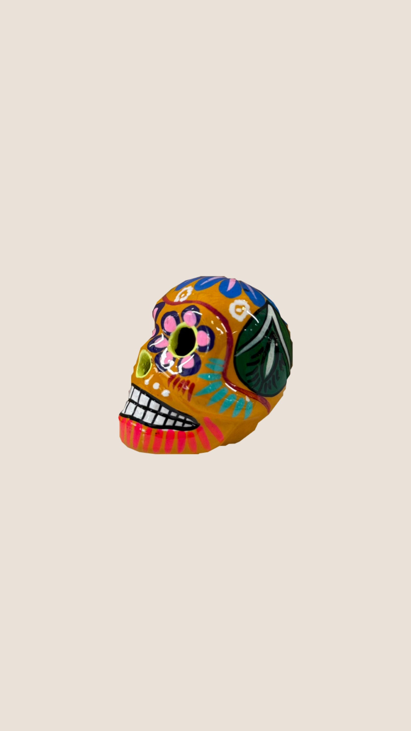 Calavera Chica De Barro