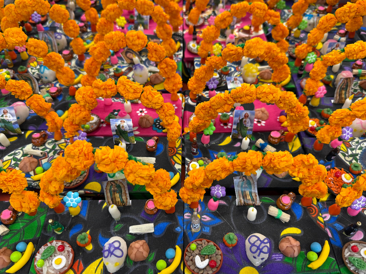 Altar con ofrenda