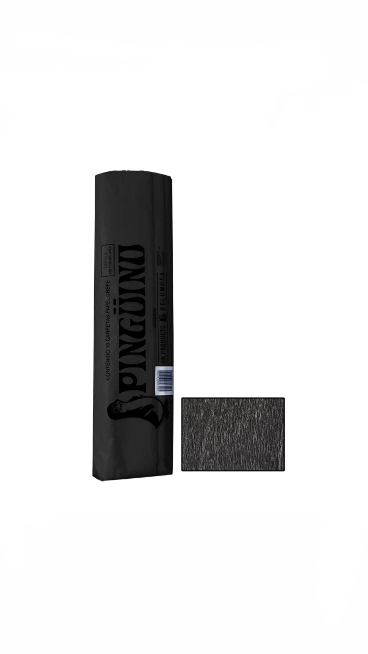 Papel Crepé Black-10ct