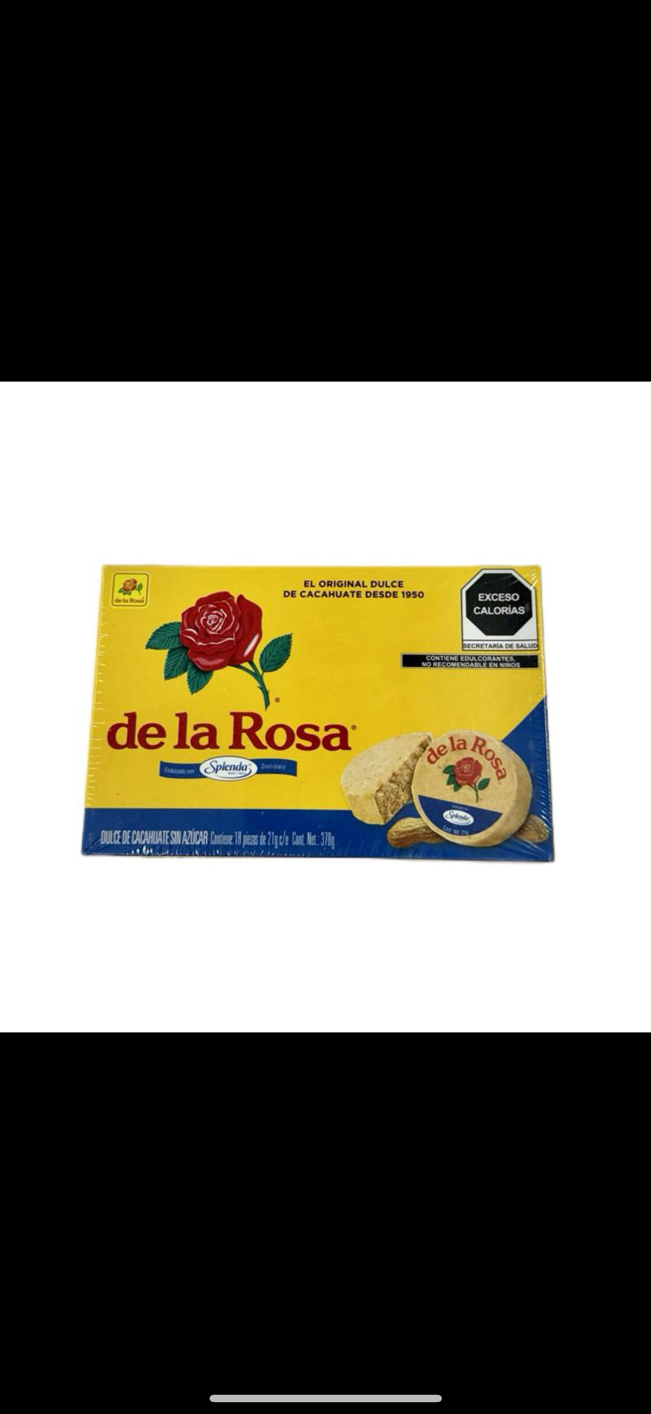 De La Rosa Mazapán- Sugar Free(Splenda)