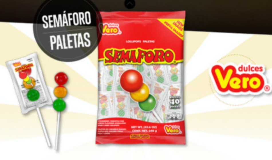 Vero Semaforo Lollipops - 40 Ct