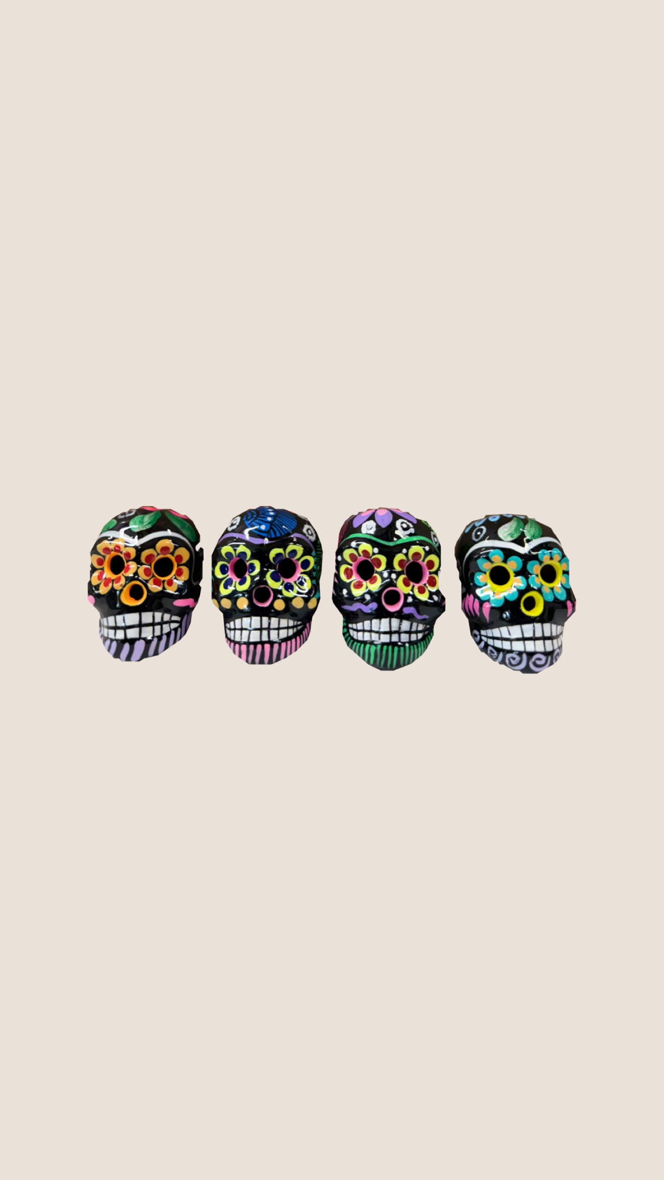 Calavera Chica De Barro