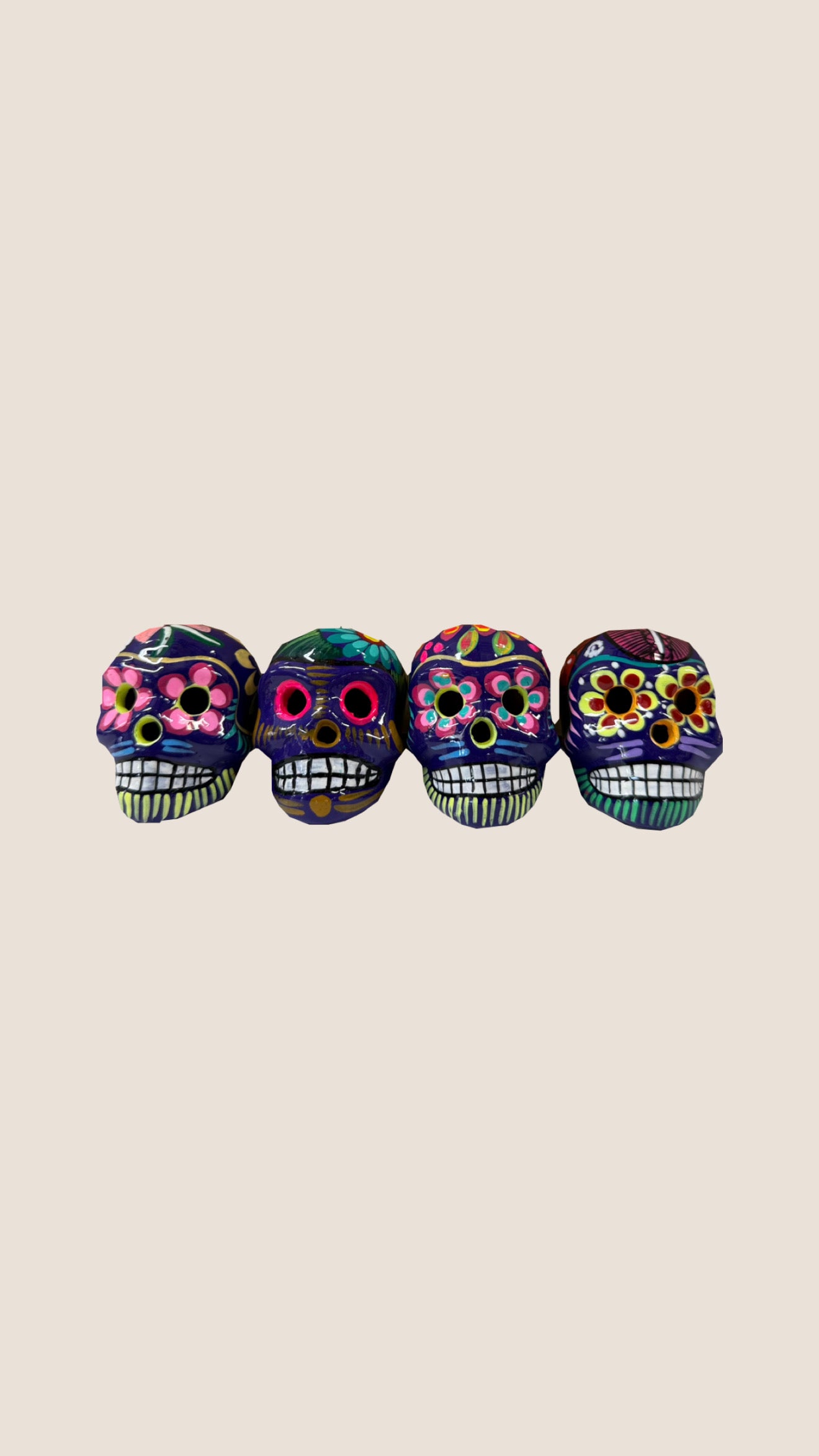 Calavera Chica De Barro