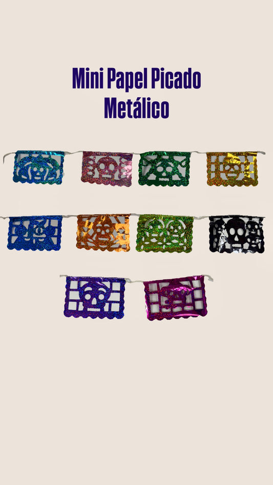 Mini Papel Picado Metálico
