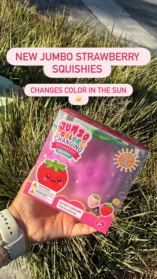 Jumbo Strawberry Squishy