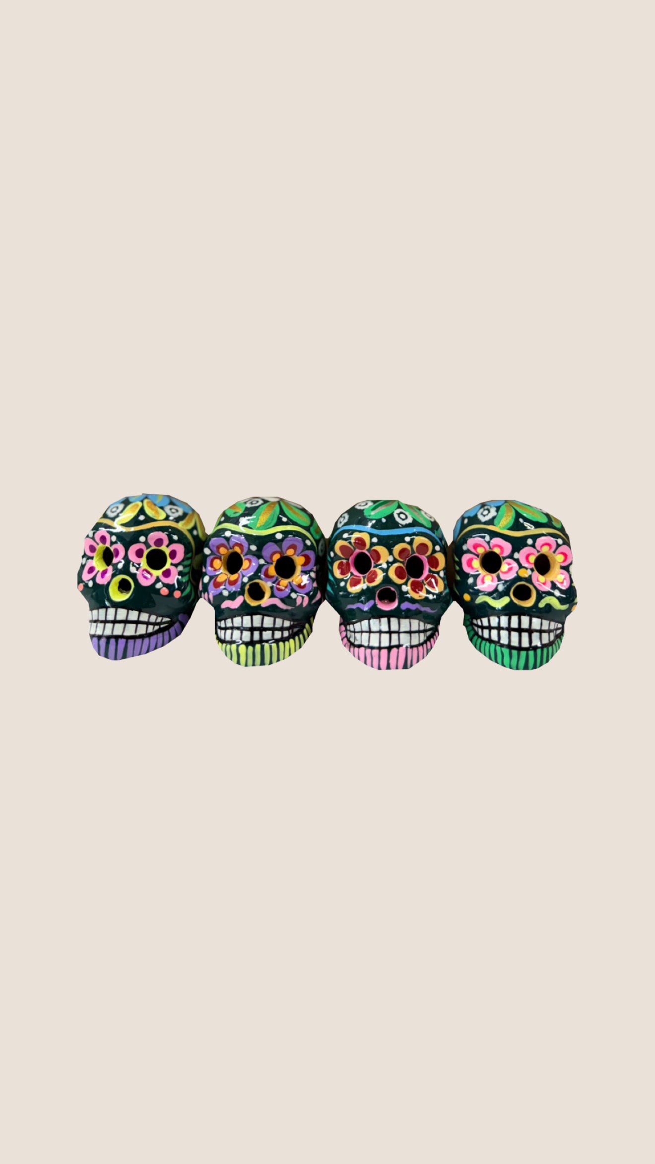 Calavera Chica De Barro