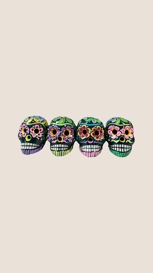 Calavera Chica De Barro