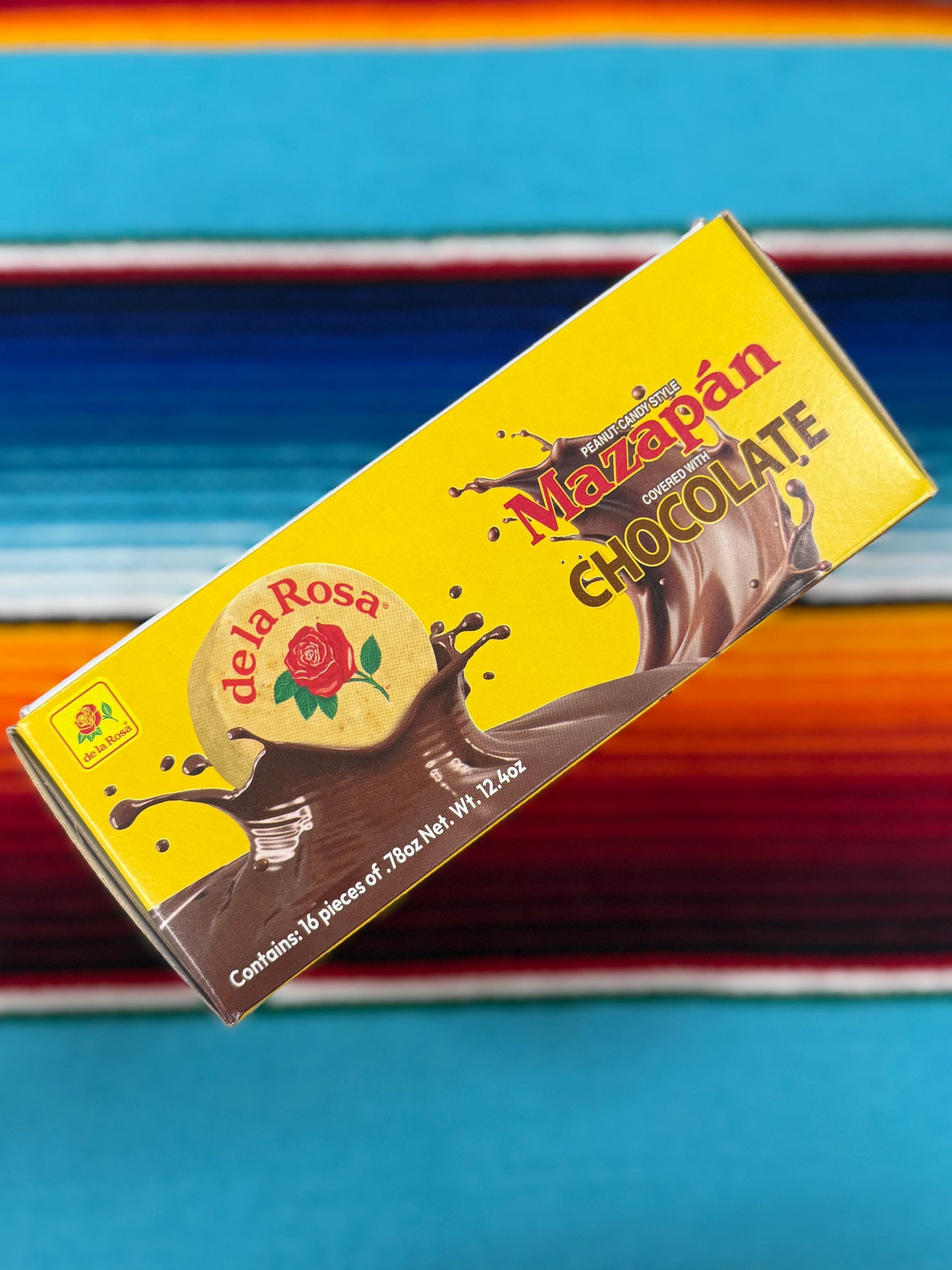 De La Rosa Mazapan Cubierto de Chocolate 16-piece pack Count