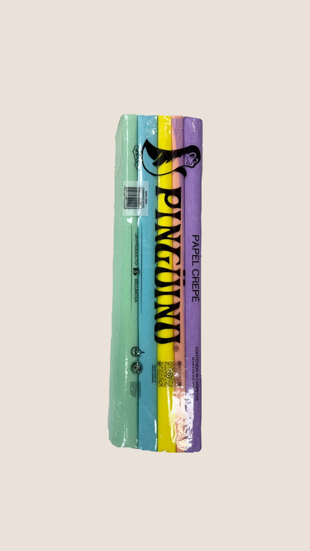 Papel Crepe Pingüino