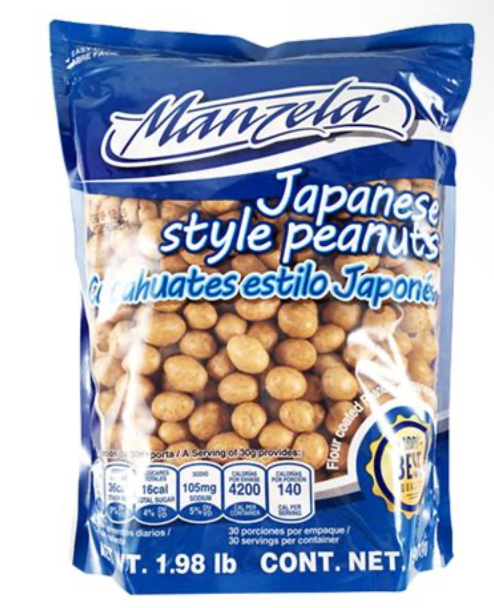 Manzela Cacahuate Japonés 900g