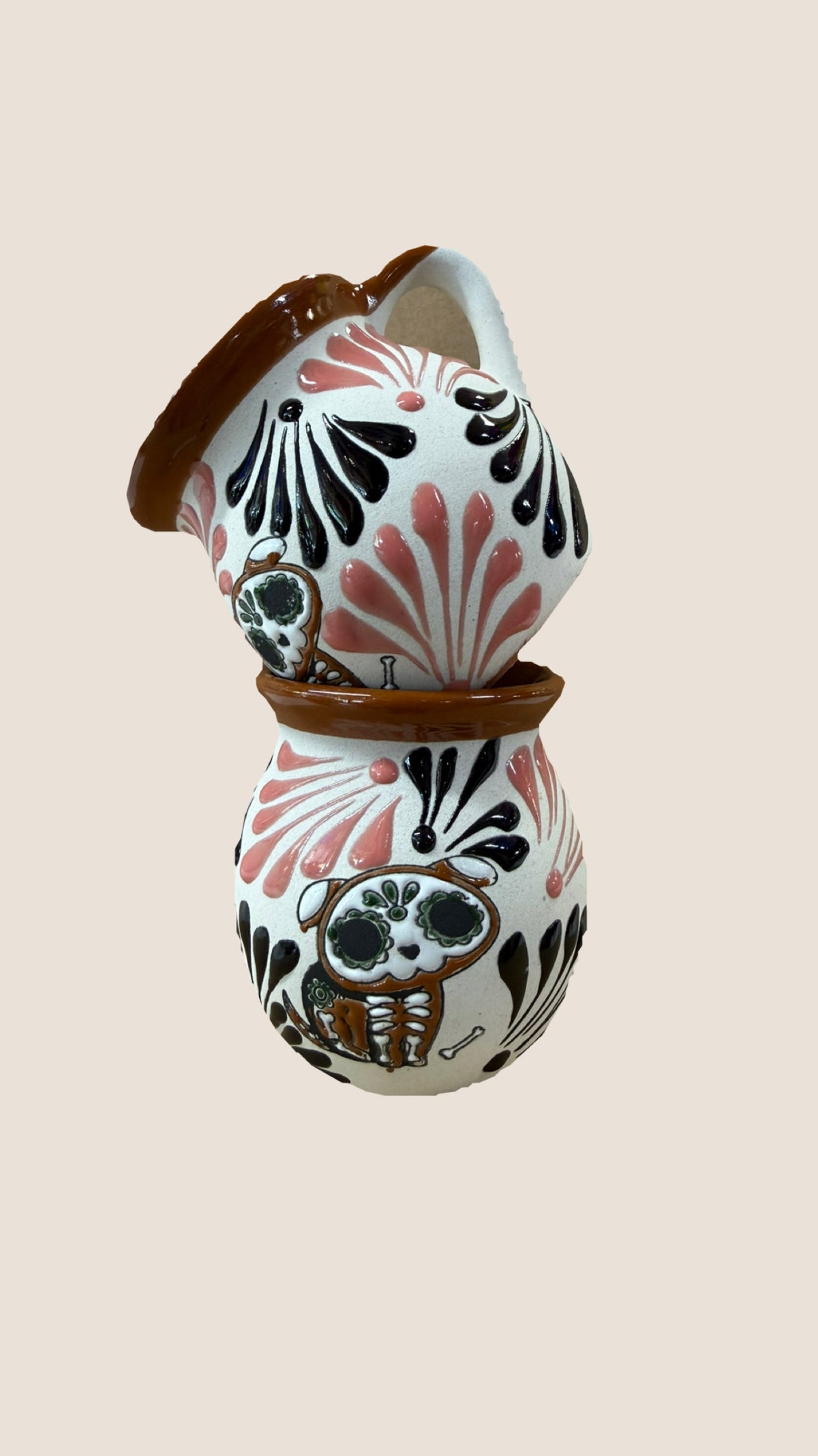 Pup Skeleton Mug (Dia De Los Muertos)