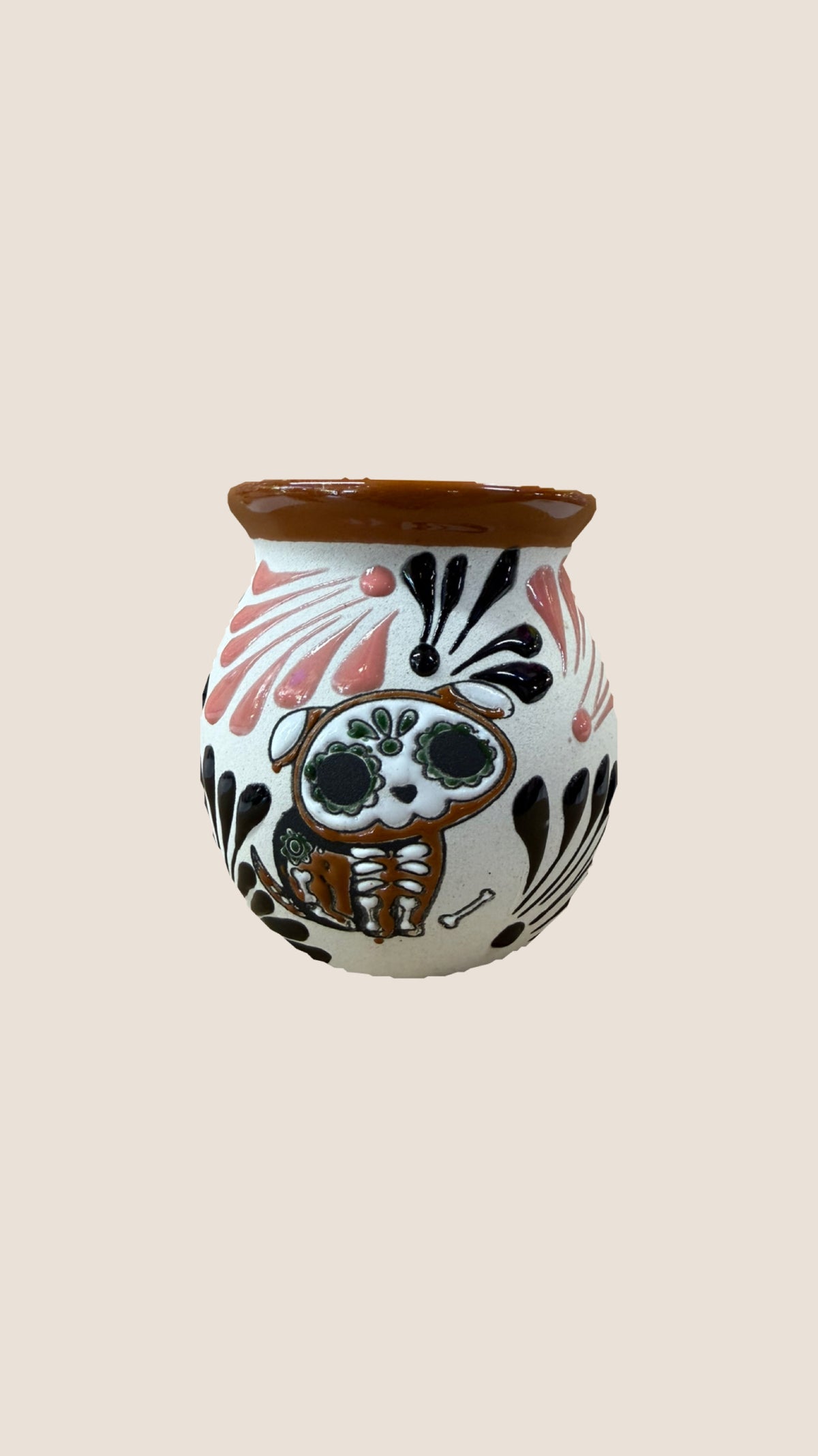 Pup Skeleton Mug (Dia De Los Muertos)