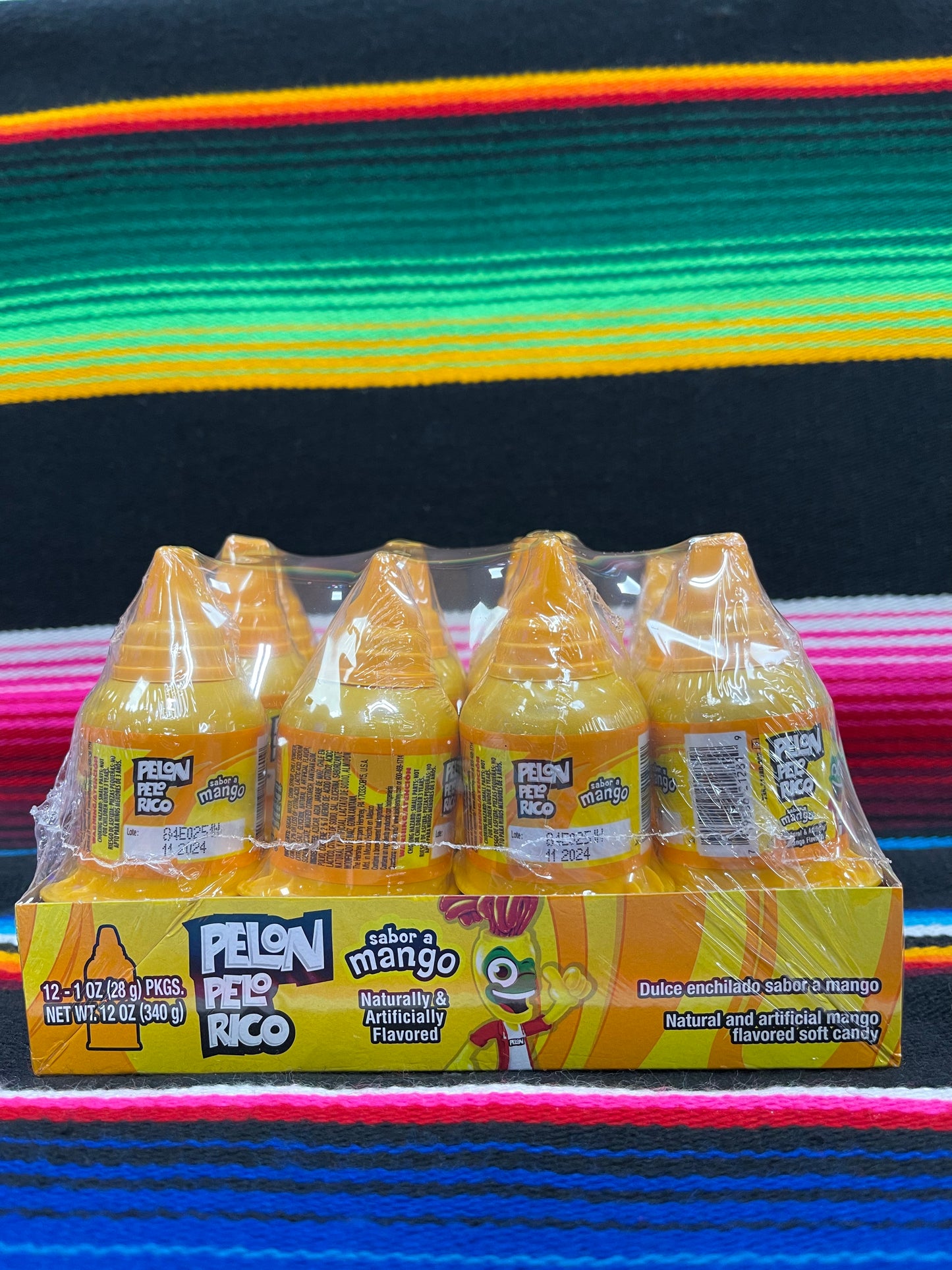 Hershey Pelon Pelo Rico Mango 12-Pieces Pack