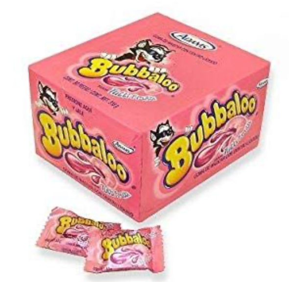 Adams Bubbaloo Bubble Gum Tutti Frutti - 47 ct