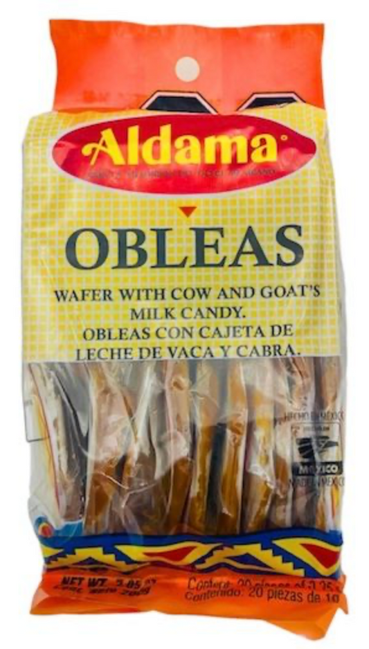 Aldama Oblea de Cajeta Mini - 20 ct