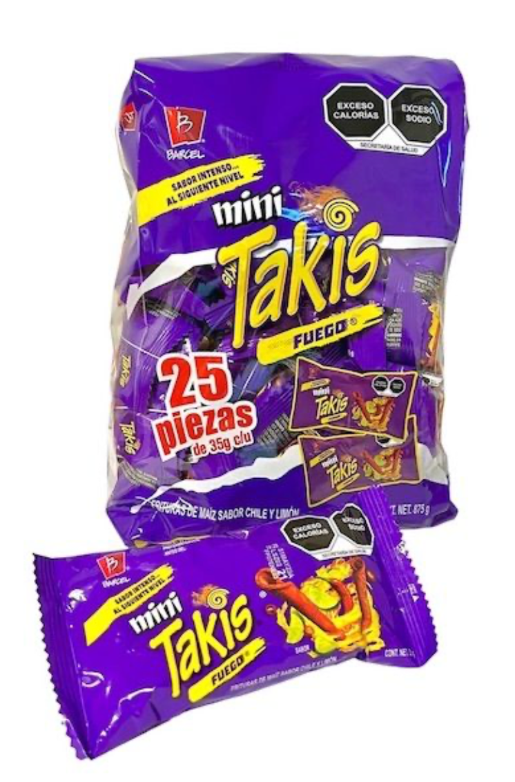 Barcel Mini Takis-25 Pieaces