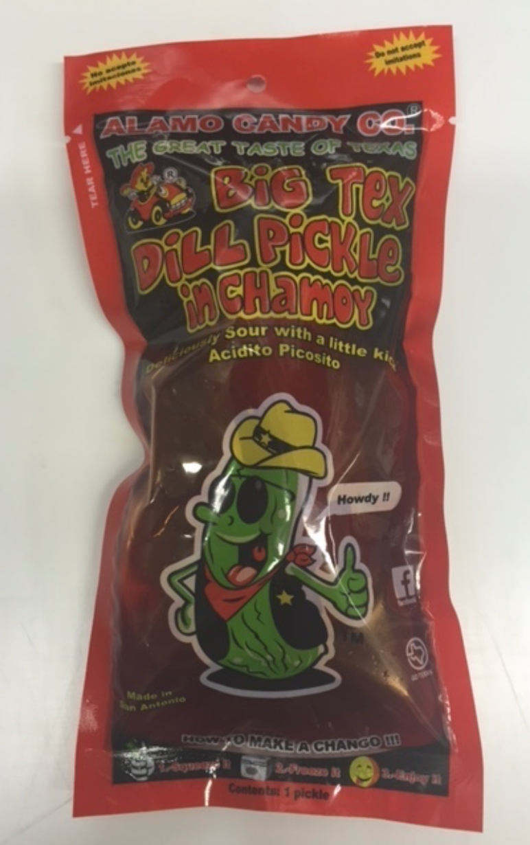 Alamo Candy Co Big Tex Dill Pickle Chamoy