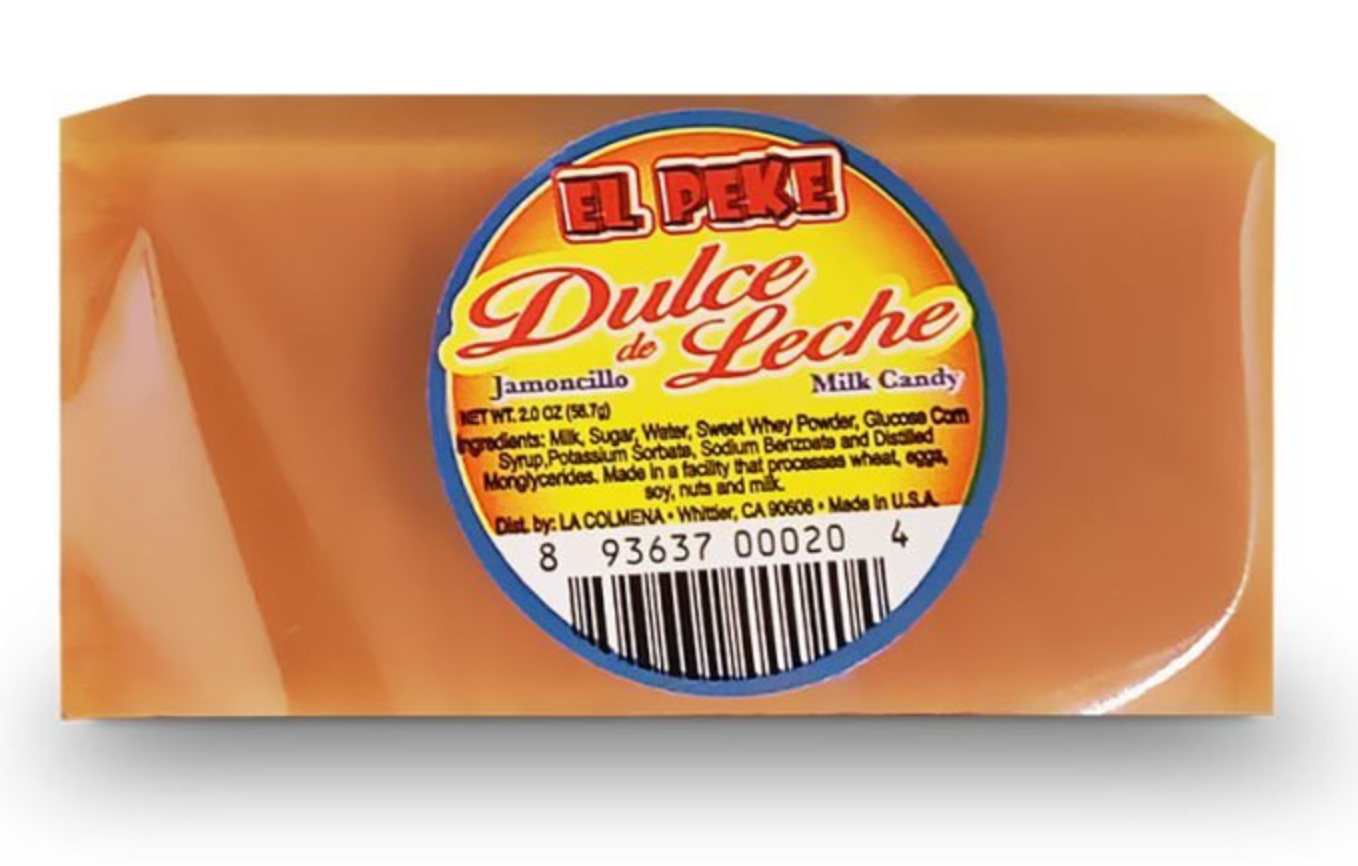 El Peke Dulce de Leche Jamoncillo-1 piece