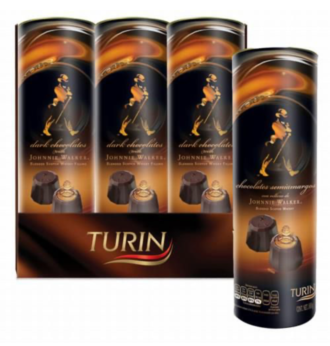 Turin Johnny Walker Chocolate Tubo