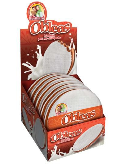 Las Sevillanas Oblea Mediana Cajeta-20ct