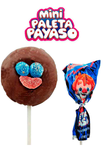 Mini Paleta Payaso-15 Ct