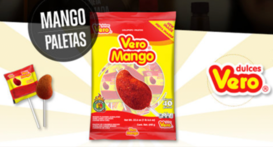 Vero Mango Paleta - 40 ct