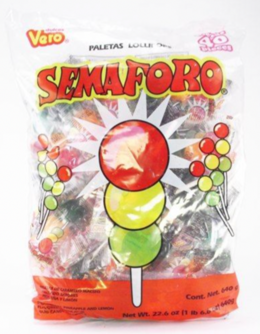 Vero Semaforo Lollipops - 40 Ct