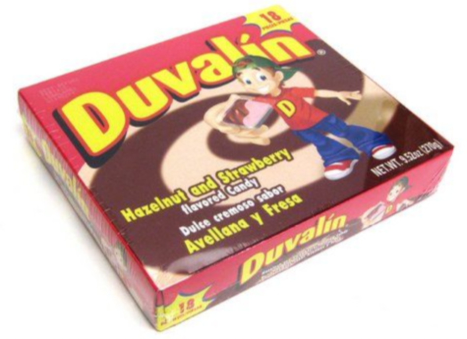 Duvalin Hazelnut Strawberry Candy Creams - 18 ct