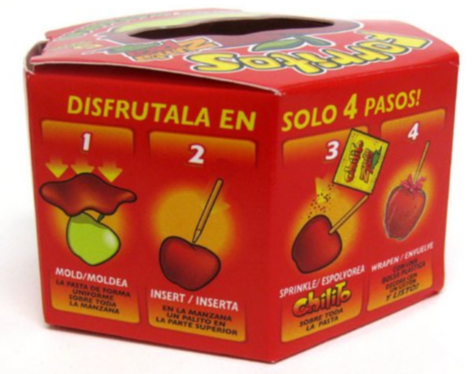 Zumba Pica Forritos Cubre Manzana Tamarindo 5-piece pack count